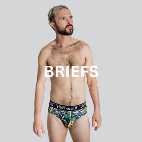 Shop Mens Briefs online at Reer Endz underwear Australia. Our mens brief underwear is available in GOTS certified organic cotton.