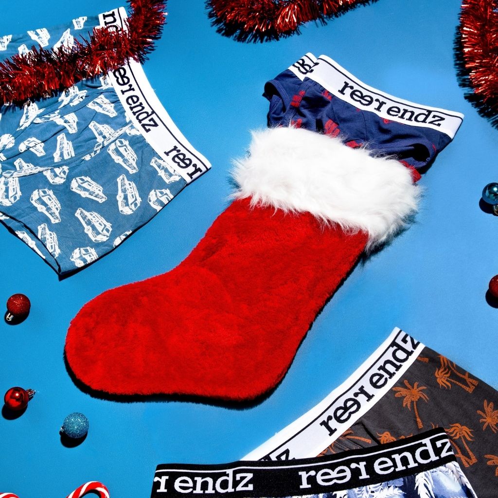 Reer Endz men's underwear, the perfect eco friendly gifts for him! Our mens undies are made from GOTS certified Organic cotton. 
