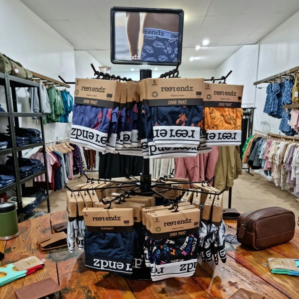 The perfect gifts for him await you at The Sitting Bull in Broken Hill NSW. Shop local for your mens underwear needs. Reer Endz is the best mens underwear Australia, producing GOTS certified organic cotton underwear