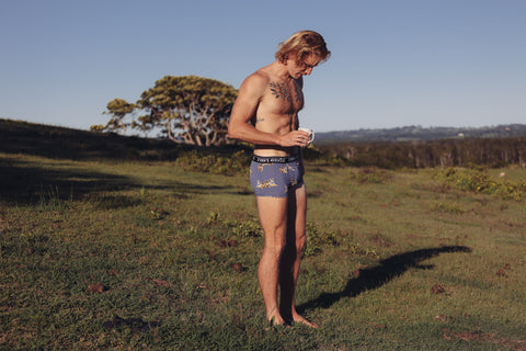 Reer Endz Men's underwear. A Lil Bit Country Campaign. Men's undies made from Organic Cotton underwear.