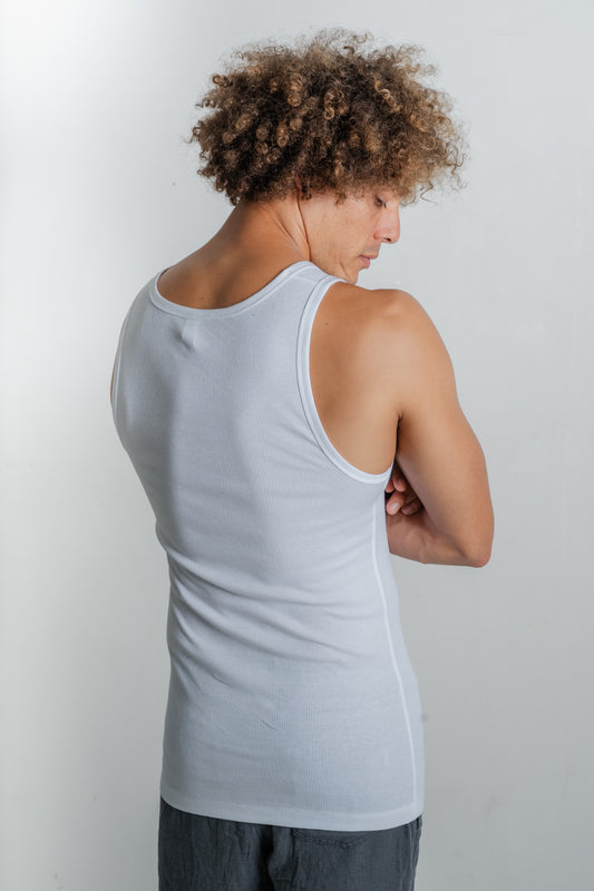 Organic cotton singlet by Reer Endz on male mode