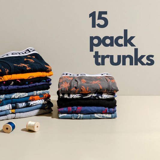 Men's Trunks - 15 Pack Bundle